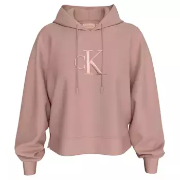 Худи Calvin Klein Raised Embroidery, розовый
