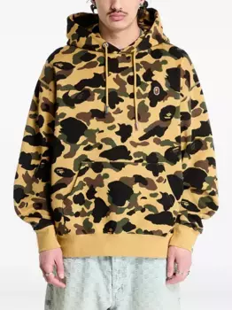 Худи Camo One Point A BATHING APE, желтый
