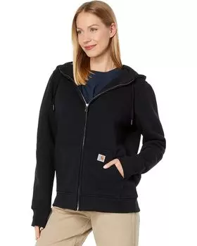 Худи Carhartt Clarksburg Full Zip, черный