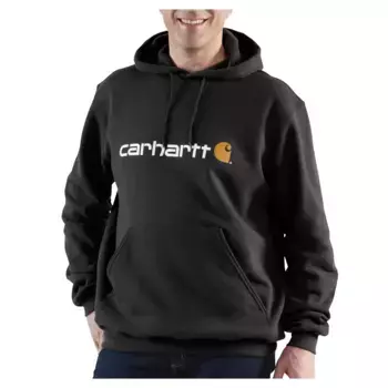 Худи Carhartt Logo Loose Fit, черный