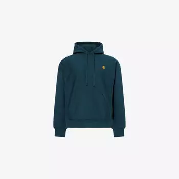 Худи Carhartt Wip American с вышитым логотипом, темно-зеленый