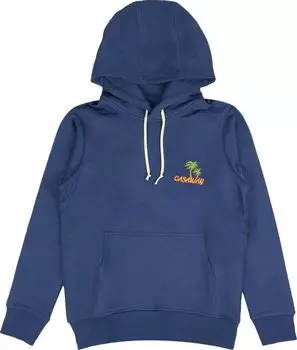 Худи Casablanca Embroidered Hoodie 'Navy', синий