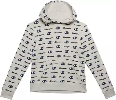Худи Champion All Over Print Fleece Hoodie, цвет Oatmeal Heather