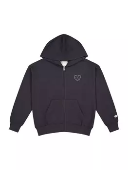 Худи Champion Authentic Athletic Apparel Zip-Up Hoodie, антрацит/светло-серый