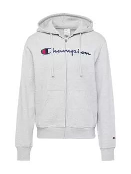 Худи Champion Authentic Athletic Apparel Zip-Up Hoodie, цвет mottled grey