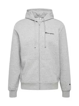 Худи Champion Authentic Athletic Apparel Zip-Up Hoodie, светло-серый