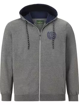 Худи Charles Colby Zip-Up Hoodie Duke Finnegan, цвет mottled grey
