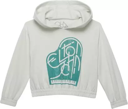 Худи Chaser Elton John Piano Logo Vintage Fleece Hoodie, цвет Salt