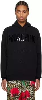 Худи черного цвета \Couture\"" Moschino