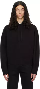 Худи черного цвета на подкладке AMI Alexandre Mattiussi