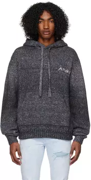 Худи черного цвета с эффектом космической окраски AMIRI