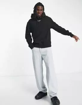 Худи черного цвета с логотипом Calvin Klein Jeans