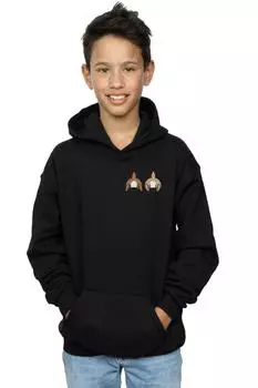 Худи Chip N Dale с принтом груди сзади Disney, черный