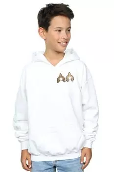 Худи Chip N Dale с принтом груди сзади Disney, белый