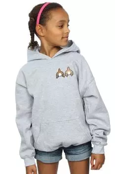 Худи Chip N Dale с принтом груди сзади Disney, серый