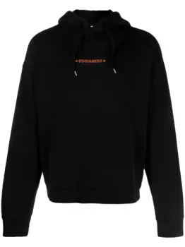 Худи Cipro с логотипом DSQUARED2, черный