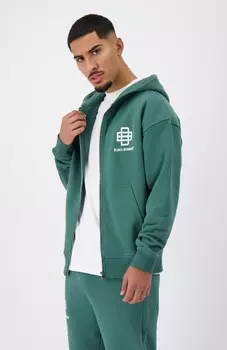 Худи city на молнии Black Bananas, зеленый