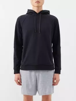 Худи city sweat из хлопкового джерси Lululemon, черный