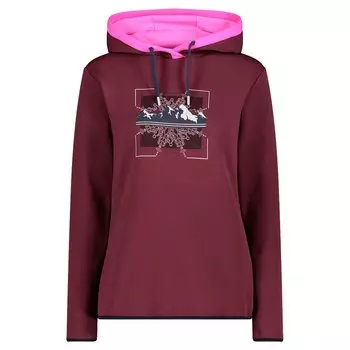 Худи CMP 31E1866 Fix Hood, фиолетовый