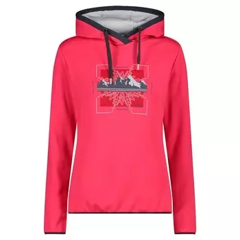 Худи CMP 31E1866 Fix Hood, красный