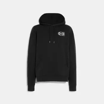 Худи Coach Gradient Signature Hoodie, цвет Solid Black