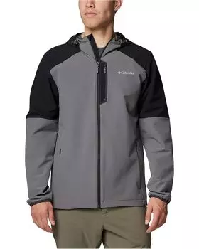 Худи Columbia Columbia Tech Softshell Hoodie, цвет City Grey/Black
