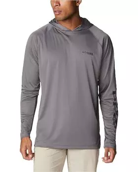 Худи Columbia Terminal Tackle, цвет City Grey/Black Logo