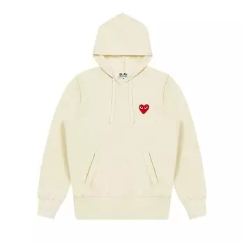 Худи Comme des Garons PLAY Hoodie 'Ivory', белый