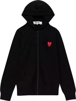 Худи Comme des Garons PLAY Mini Logo Hoodie 'Black', черный
