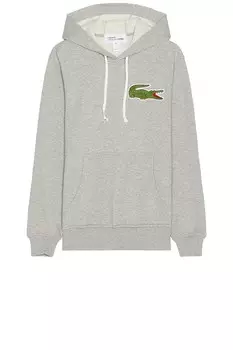 Худи Comme Des Garcons Shirt X Lacoste, серый