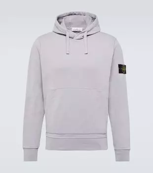 Худи Compass из хлопкового джерси Stone Island, бежевый