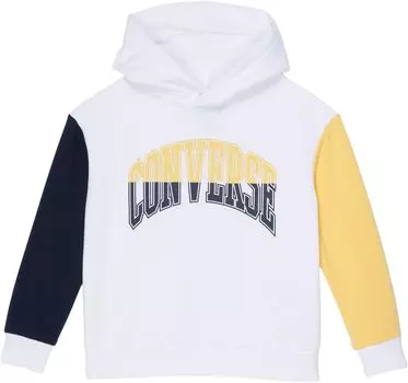 Худи Converse Color-Block Pullover Hoodie, белый