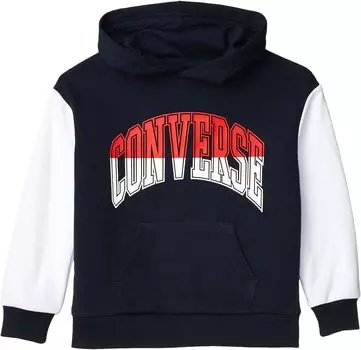 Худи Converse Color-Block Pullover Hoodie, цвет Obsidian