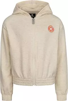 Худи Converse Drop Shoulder Full Zip Hoodie, цвет Coconut