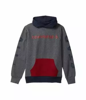 Худи Converse Kids, Wordmark Fleece Color Block Pullover Hoodie