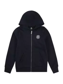 Худи CONVERSE Zip-Up Hoodie, темно-синий