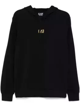Худи Core Identity Ea7 Emporio Armani, черный
