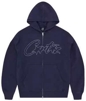 Худи Corteiz Thick Stitch Allstarz Zip Hoodie 'Navy', синий
