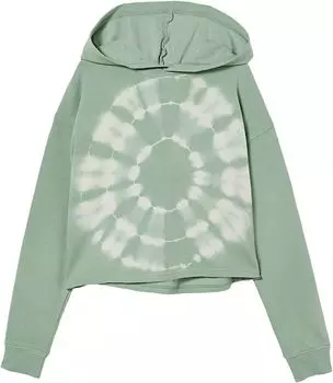 Худи COTTON ON Sophia Crop Hoodie, цвет Smashed Avo Tie-Dye