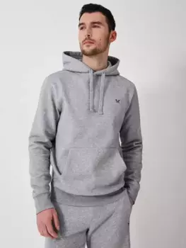 Худи Crew Clothing Crossed Oars, цвет marl/grey