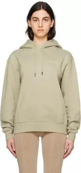 Худи цвета хаки 'Le Sweatshirt Brod' Jacquemus