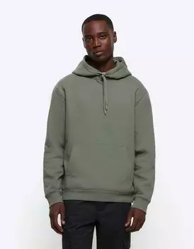Худи цвета хаки River Island