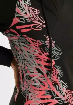 Худи Dangerous DNGRS, черно-розовый