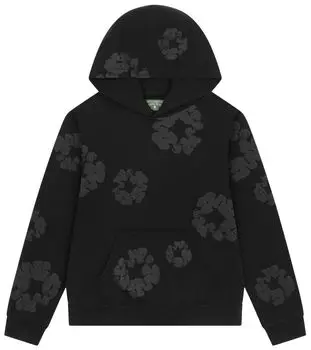 Худи Denim Tears Mono Wreath Hoodie 'Black', черный