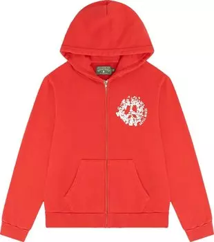 Худи Denim Tears University Zip 'Red', красный