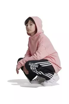 ХУДИ детская хлопковая толстовка adidas Originals, оранжевый