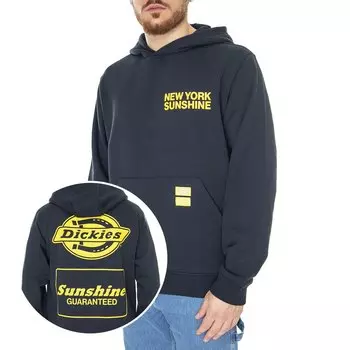 Худи Dickies New York Sunshine Double Logo, синий