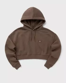 Худи Dickies Wmns Oakport Cropped Hoodie, цвет mushroom