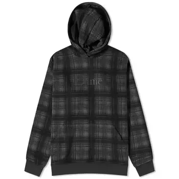 Худи Dime Plaid, черный