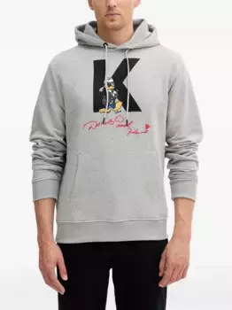 Худи Donald Duck с логотипом из коллаборации с Disney KARL LAGERFELD, серый